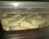 簡単 塩らっきょ入りワカメの酢の物作り方1写真