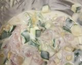 ズッキーニと鶏のかき揚げ カレー塩添え作り方4写真