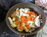 簡単!冷蔵庫の残り物で!オカン流豚じゃが作り方4写真