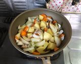 簡単!冷蔵庫の残り物で!オカン流豚じゃが作り方5写真