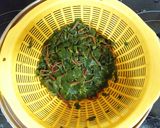 畑の雑草(ひょう)のお浸し作り方2写真