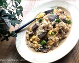 レンジで簡単！ウインナーと玉子の炒飯作り方5写真