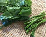 つるむらさきと玉葱としらすのサラダ作り方3写真