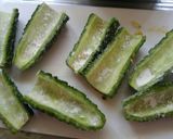 ゴーヤの肉詰め～波乗りチーズカレー味～作り方5写真