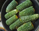 ゴーヤの肉詰め～波乗りチーズカレー味～作り方7写真