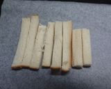 食パンの耳★チーズ味に★作り方1写真