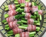 アスパラガス＆豚バラ肉のポン照り作り方3写真
