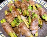 アスパラガス＆豚バラ肉のポン照り作り方8写真