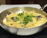 初鰹と新玉ねぎの柚子胡椒ペペロンチーノ作り方13写真