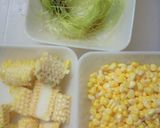 とうもろこしご飯~芯・髭一緒に炊き込んで作り方4写真