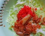 ぶっ込み手抜きお好み 焼冷蔵庫の余り物～作り方1写真