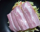 ぶっ込み手抜きお好み 焼冷蔵庫の余り物～作り方2写真