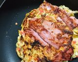ぶっ込み手抜きお好み 焼冷蔵庫の余り物～作り方3写真
