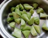 ふとっちょきゅうりとツナの煮物。作り方1写真