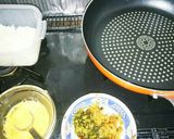 高菜漬けとピリ辛ザーサイのチャーハン作り方1写真