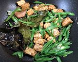 インドネシア♡テンペとインゲンの炒め物作り方4写真