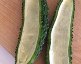 オイマヨで＊ゴーヤと卵のサラダ作り方1写真