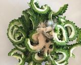 オイマヨで＊ゴーヤと卵のサラダ作り方2写真