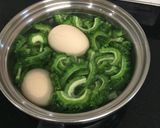 オイマヨで＊ゴーヤと卵のサラダ作り方3写真