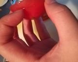 切れにくい包丁でスライストマトの切り方作り方1写真