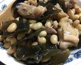 昆布と鶏肉大豆の煮物★作り方6写真
