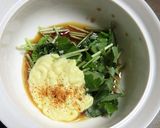 だし醤油マヨ、ジャガイモと三つ葉のサラダ作り方2写真