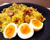 炊飯器で簡単★カレーピラフ作り方5写真
