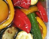 ズッキーニと夏野菜の揚げびたし作り方8写真