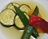 ズッキーニと夏野菜の揚げびたし作り方10写真