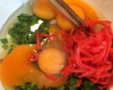 お好み焼き風玉子焼き 糖質制限作り方1写真