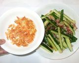 桜エビきゅうりの中華風あえもの♪簡単作り方7写真