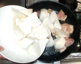 皮つき大根と鶏もも肉の煮物♪簡単作り方4写真