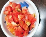 簡単トマトと大葉たっぷり夏バテ解消つけ汁作り方2写真