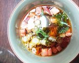 簡単トマトと大葉たっぷり夏バテ解消つけ汁作り方6写真