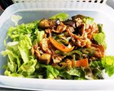 夏 野菜のピリ辛炒め＆サラダプレート作り方6写真