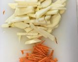 給食で出たポテトの千切りサラダ作り方1写真