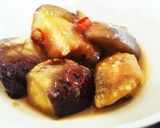 丸なすの油味噌 (甘味噌煮）作り方7写真