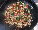 パクチーと鶏挽肉のフレッシュトマトパスタ作り方8写真