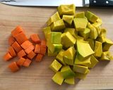 野菜たっぷり☆かぼちゃのポタージュスープ作り方1写真