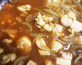 簡単！カレー粉と麺つゆDEカレー親子丼♪作り方6写真