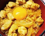 簡単！カレー粉と麺つゆDEカレー親子丼♪作り方7写真