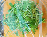 超簡単！豆苗とワカメの梅ツナ和え作り方1写真