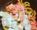 ツナ缶と豆腐で 簡単！ゴーヤチャンプル作り方7写真