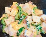 ツナ缶と豆腐で 簡単！ゴーヤチャンプル作り方9写真