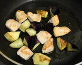 鶏むね肉と茄子と長芋のみぞれ煮作り方3写真