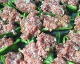 オープンでジューシー！ピーマンの肉詰め作り方2写真