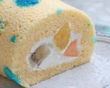 夏だ、海だよ！カルピスロールケーキ作り方43写真