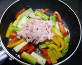簡単！ツナアスパラ☆ガリバタ風味作り方5写真