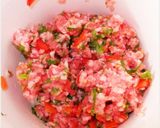 ナスと豚ひき肉挟み焼き★大葉生姜あんかけ作り方2写真