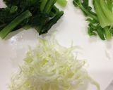 メロンと小松菜のグリーンスムージー作り方3写真